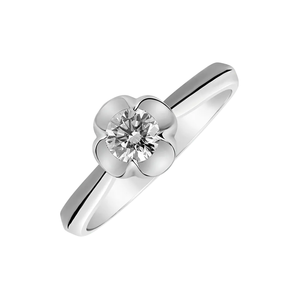Prsten s diamanty Love Flower