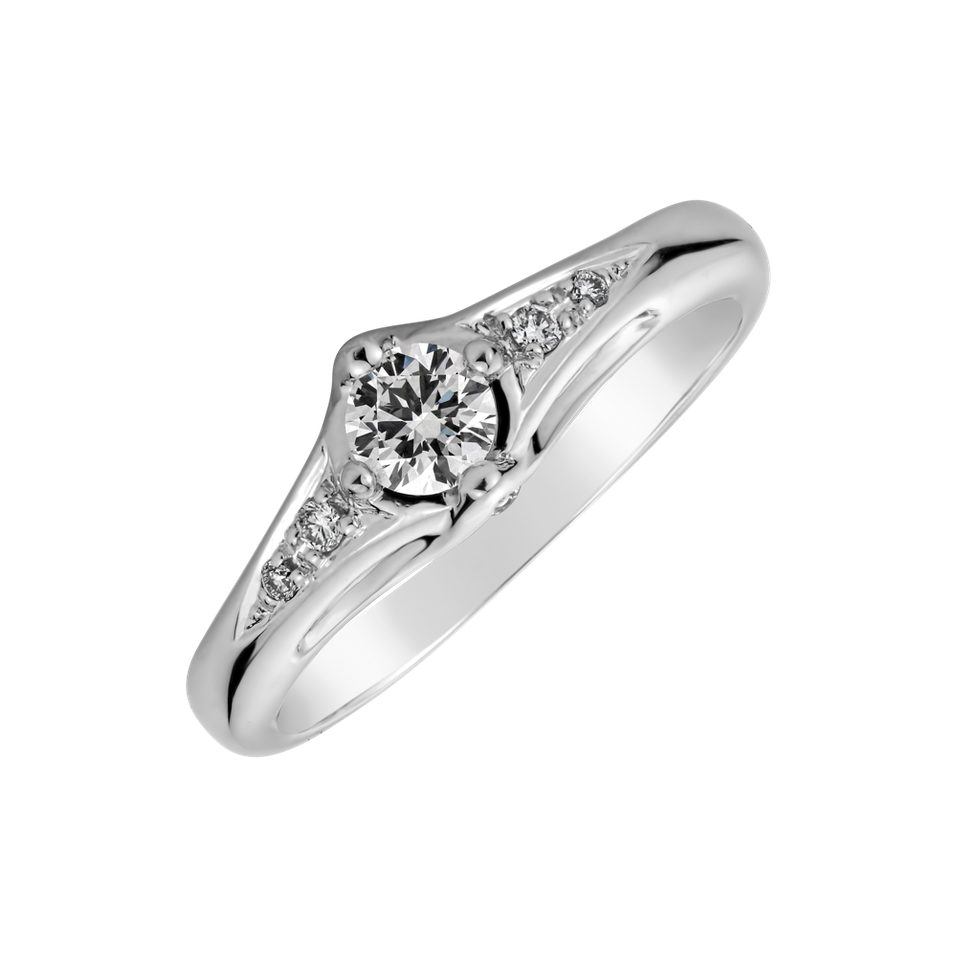 Prsten s diamanty Stéfhanie