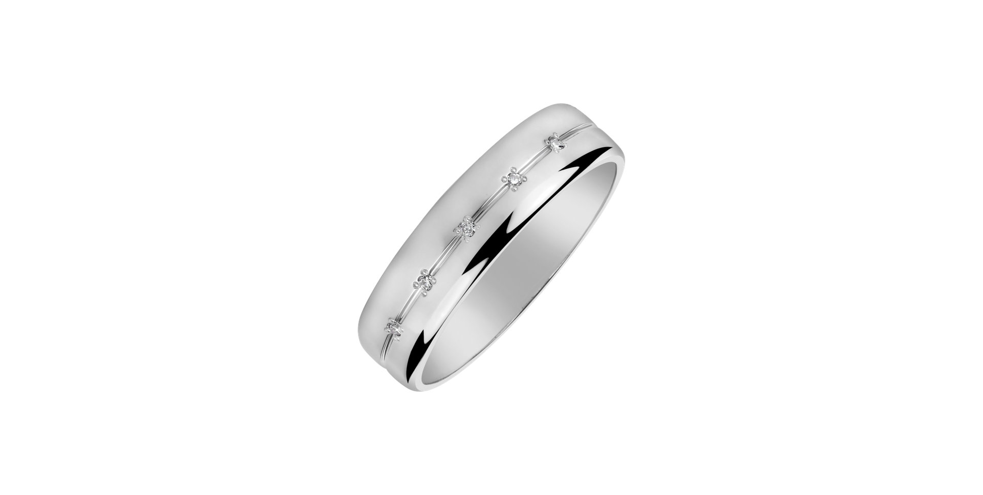 Prsten s diamanty Eternal Lines