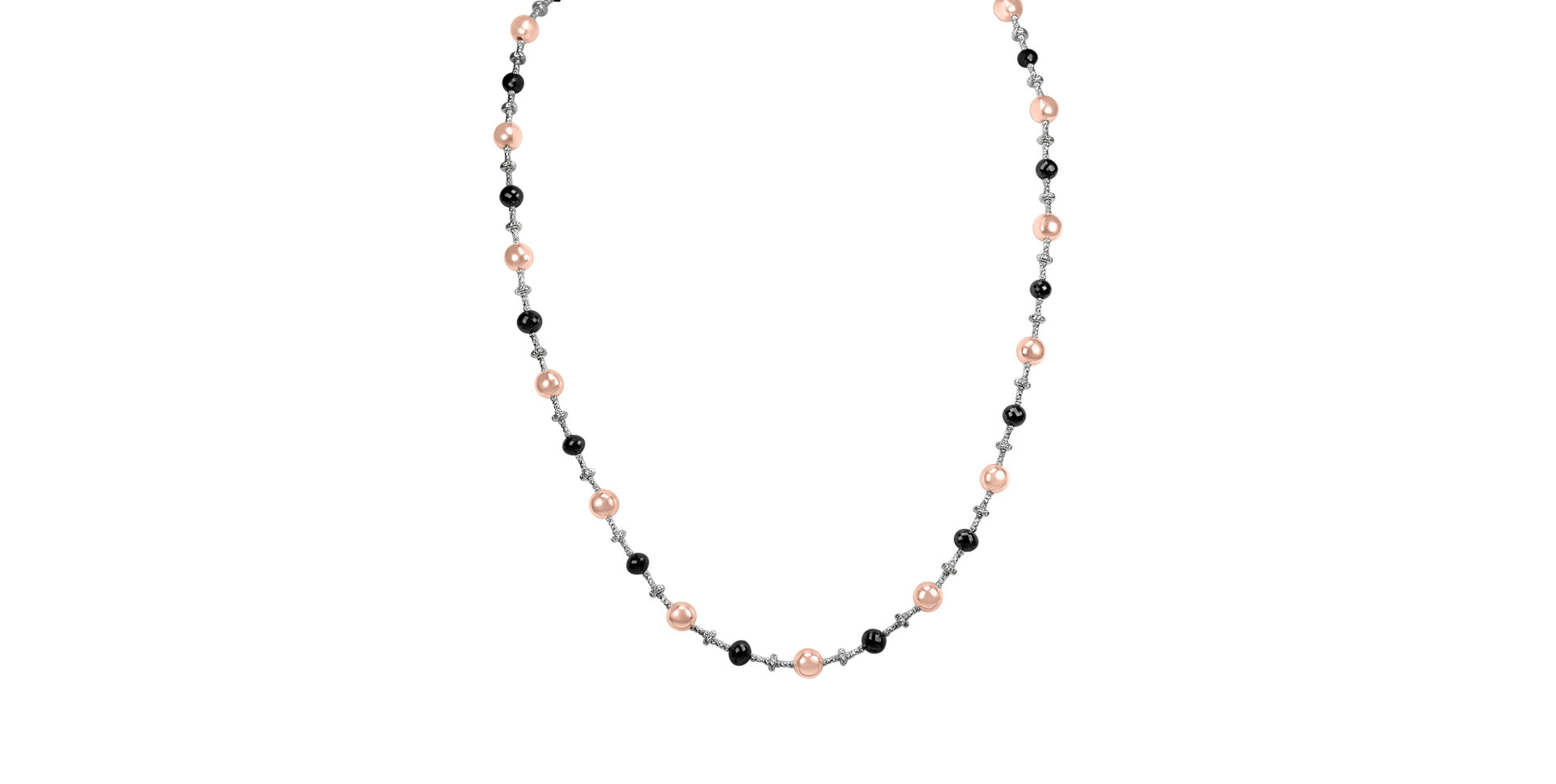 Náhrdelník s černými diamanty Glorious Marvel