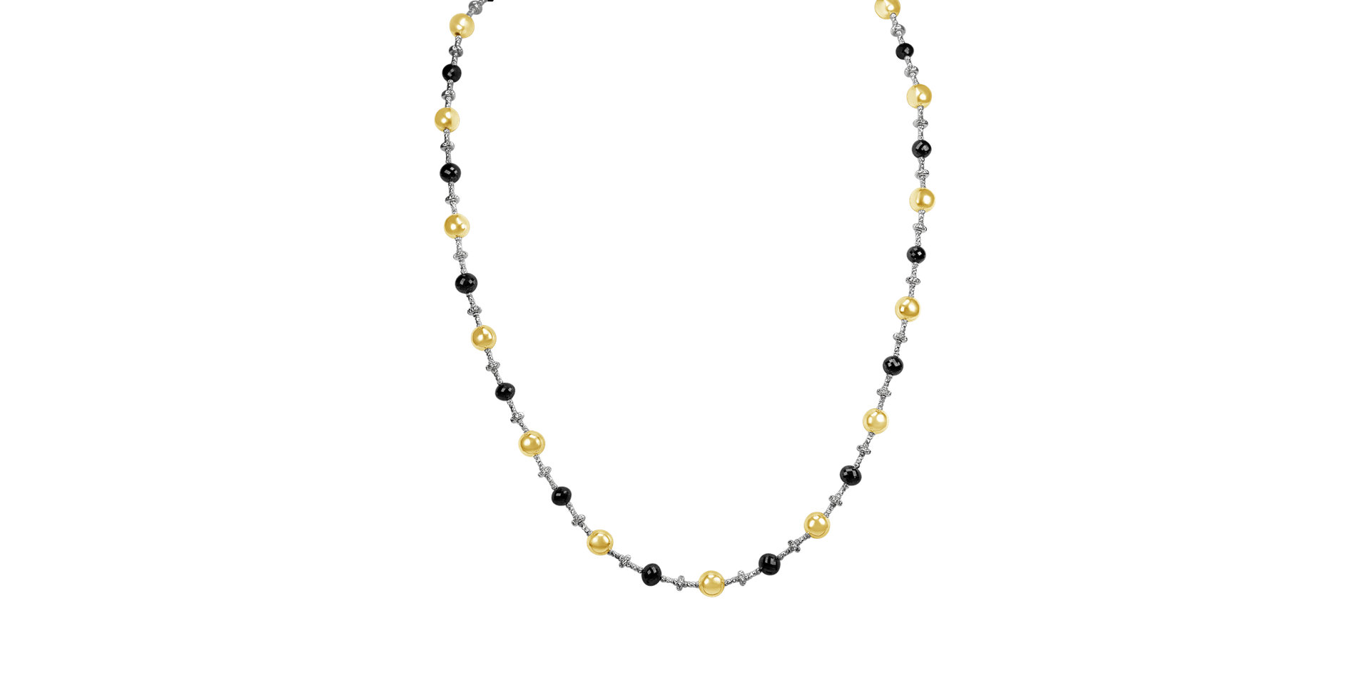 Náhrdelník s černými diamanty Glorious Marvel