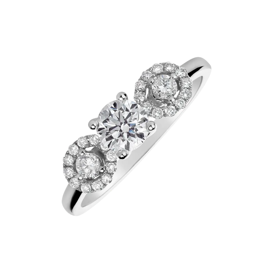 Prsten s diamanty Love Circles