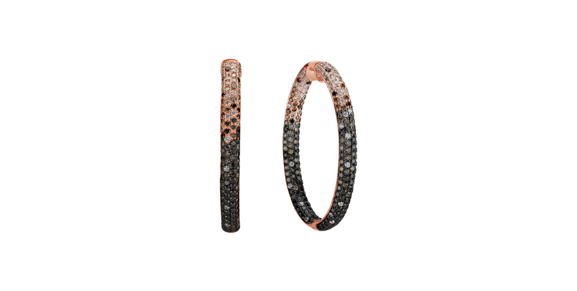 Náušnice s barevnými diamanty Galaxy Sin