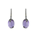 Náušnice s ametystem a hnědými diamanty Suriya2