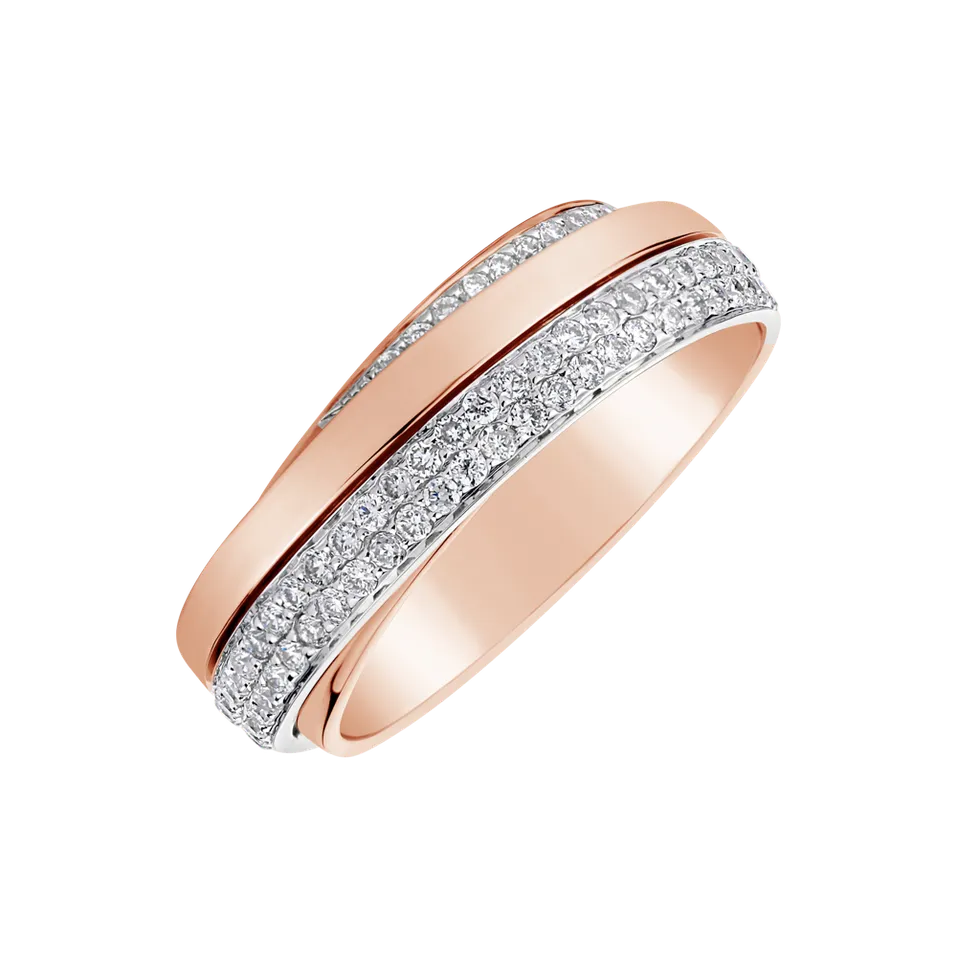 Prsten s diamanty Dream Ribbon