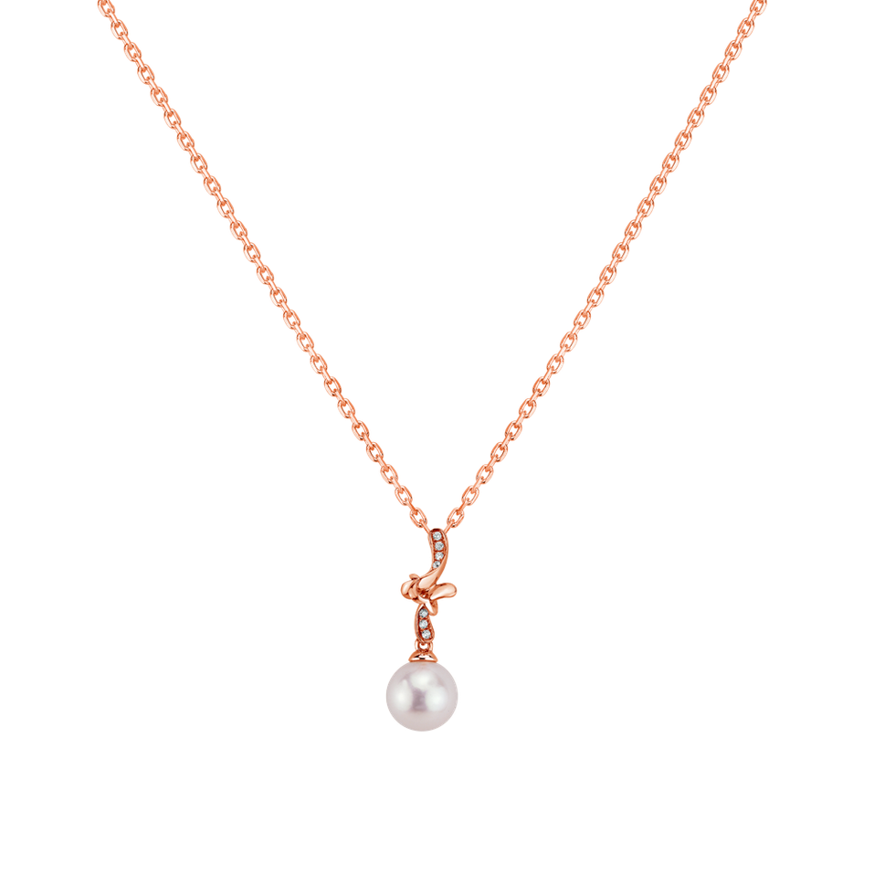 Přívěs s perlou a diamanty Sea Shadow