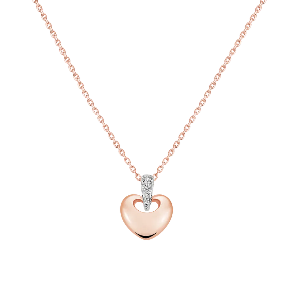 Přívěs s diamanty Cuore Puro