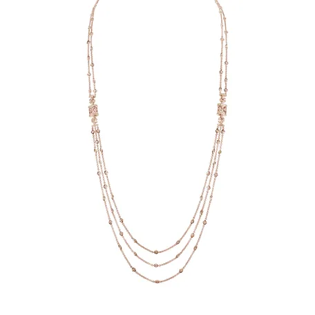 Náhrdelník s hnědými diamanty Venus Essence