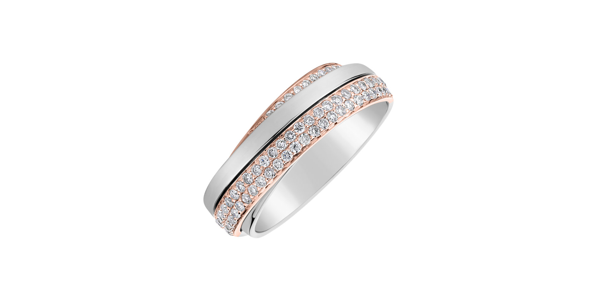 Prsten s diamanty Dream Ribbon