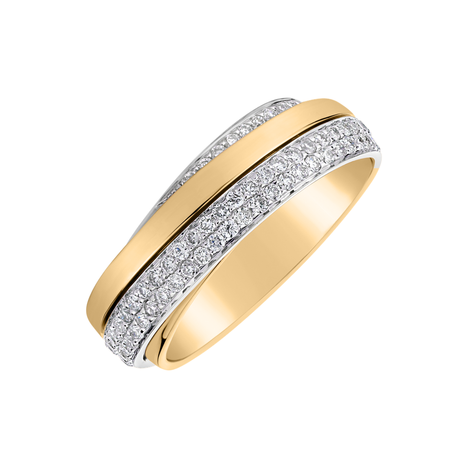 Prsten s diamanty Dream Ribbon