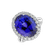 Prsten s tanzanitem a diamanty Ascending2