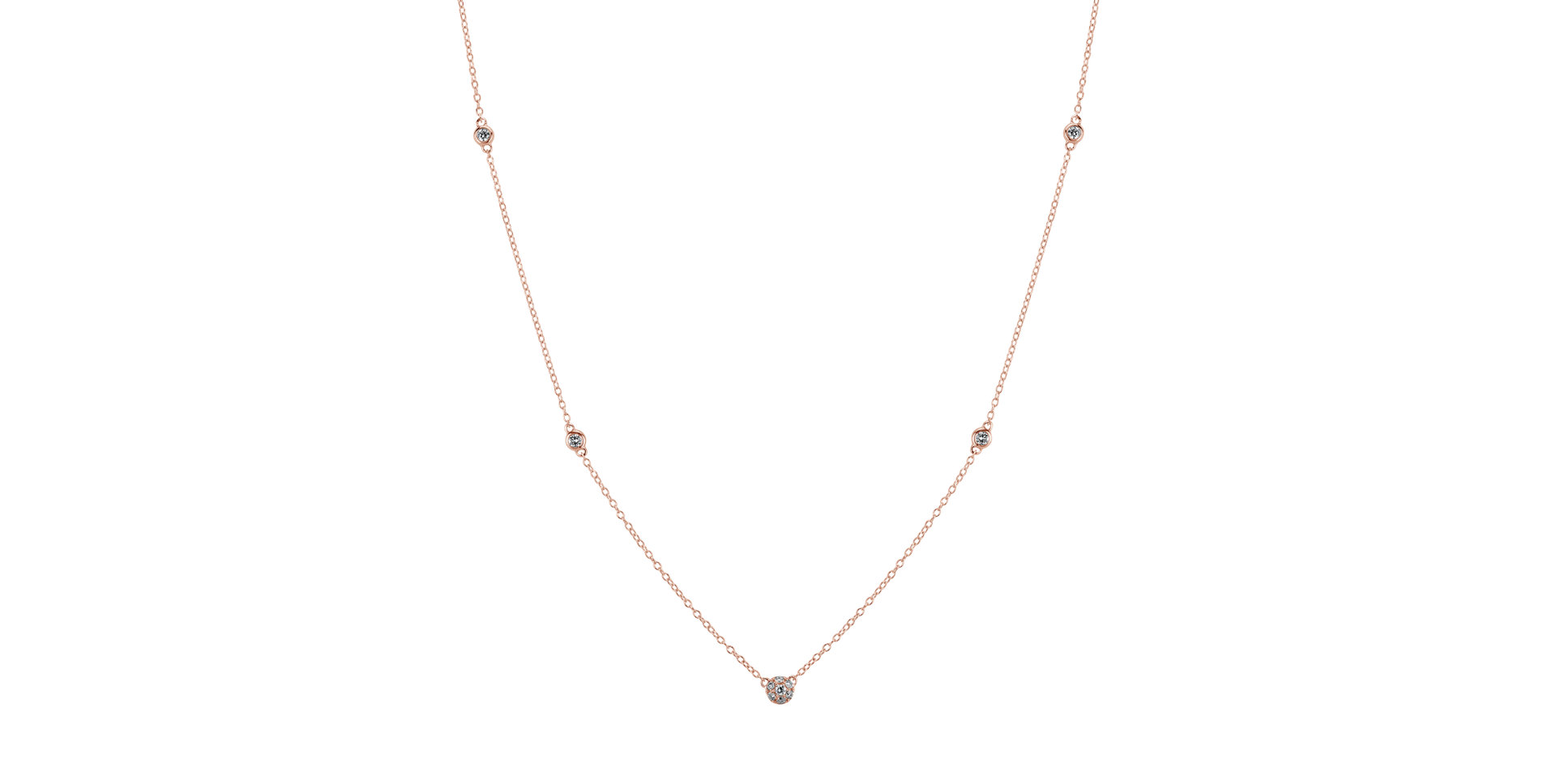 Náhrdelník s diamanty Maureen