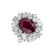 Prsten s rubínem a diamanty Ruby Queen2