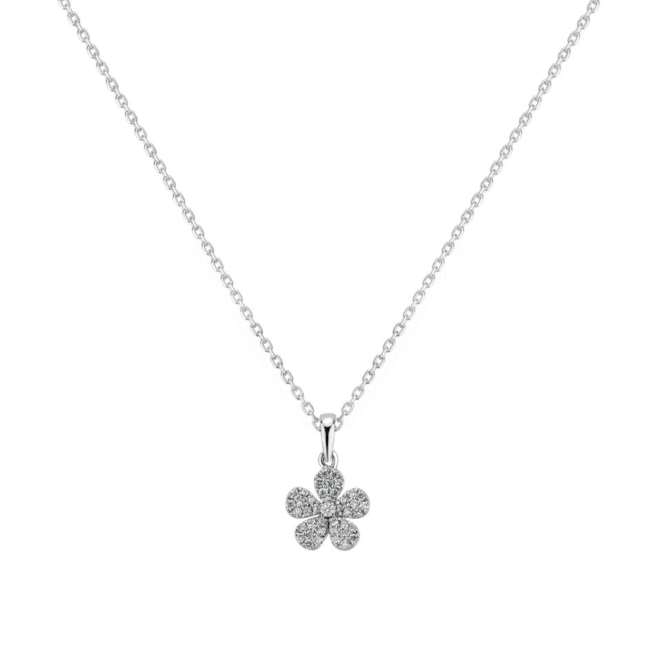 Přívěs s diamanty Flower Message