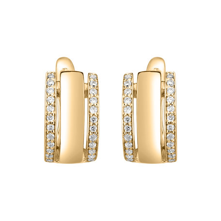 Náušnice s diamanty Amazing Symetry