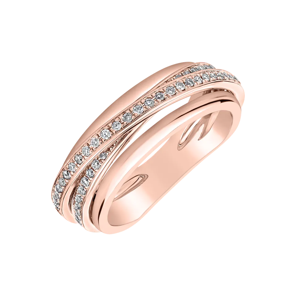 Prsten s diamanty Princess Dawn