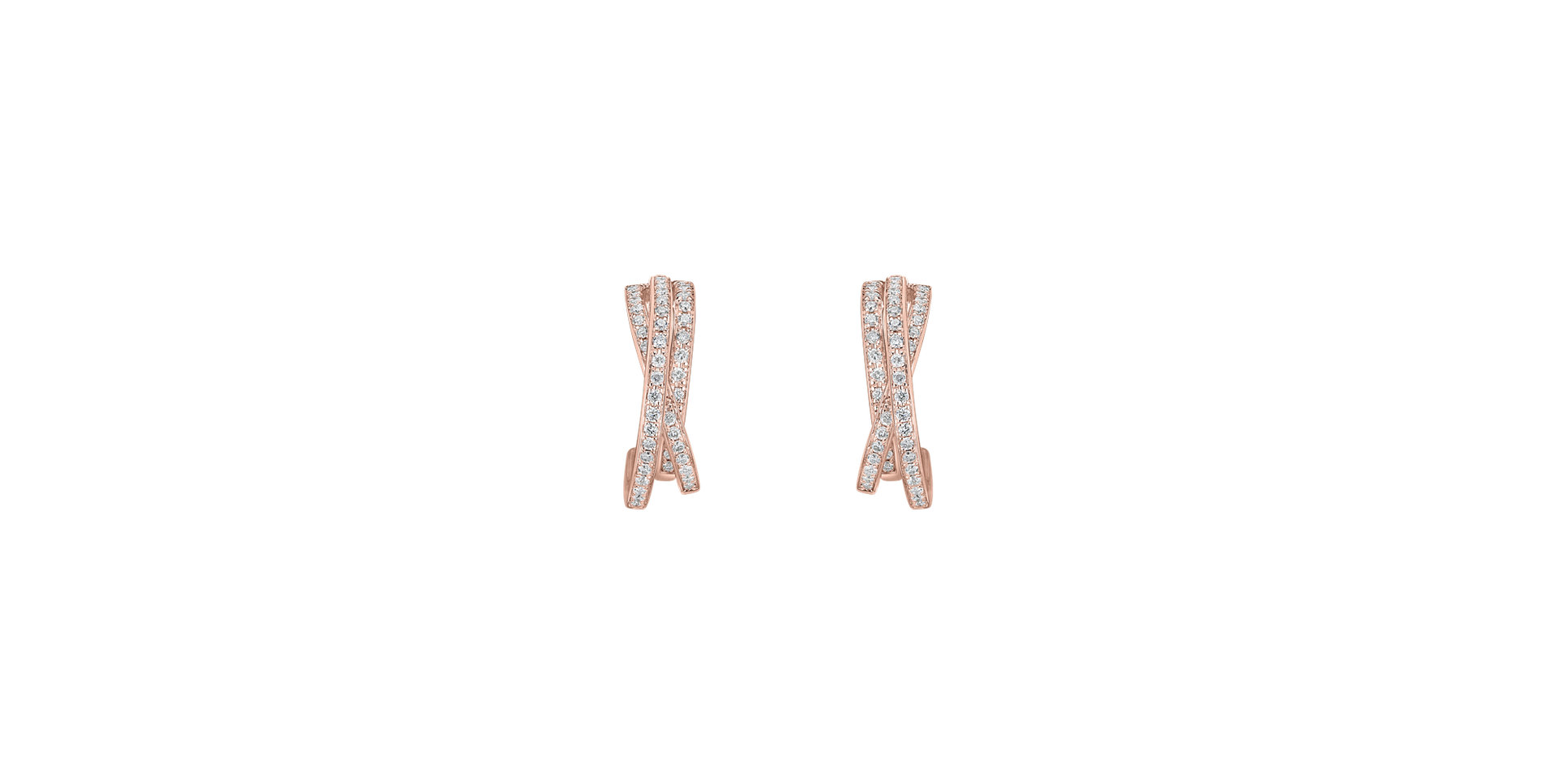 Náušnice s diamanty Infinite Dream