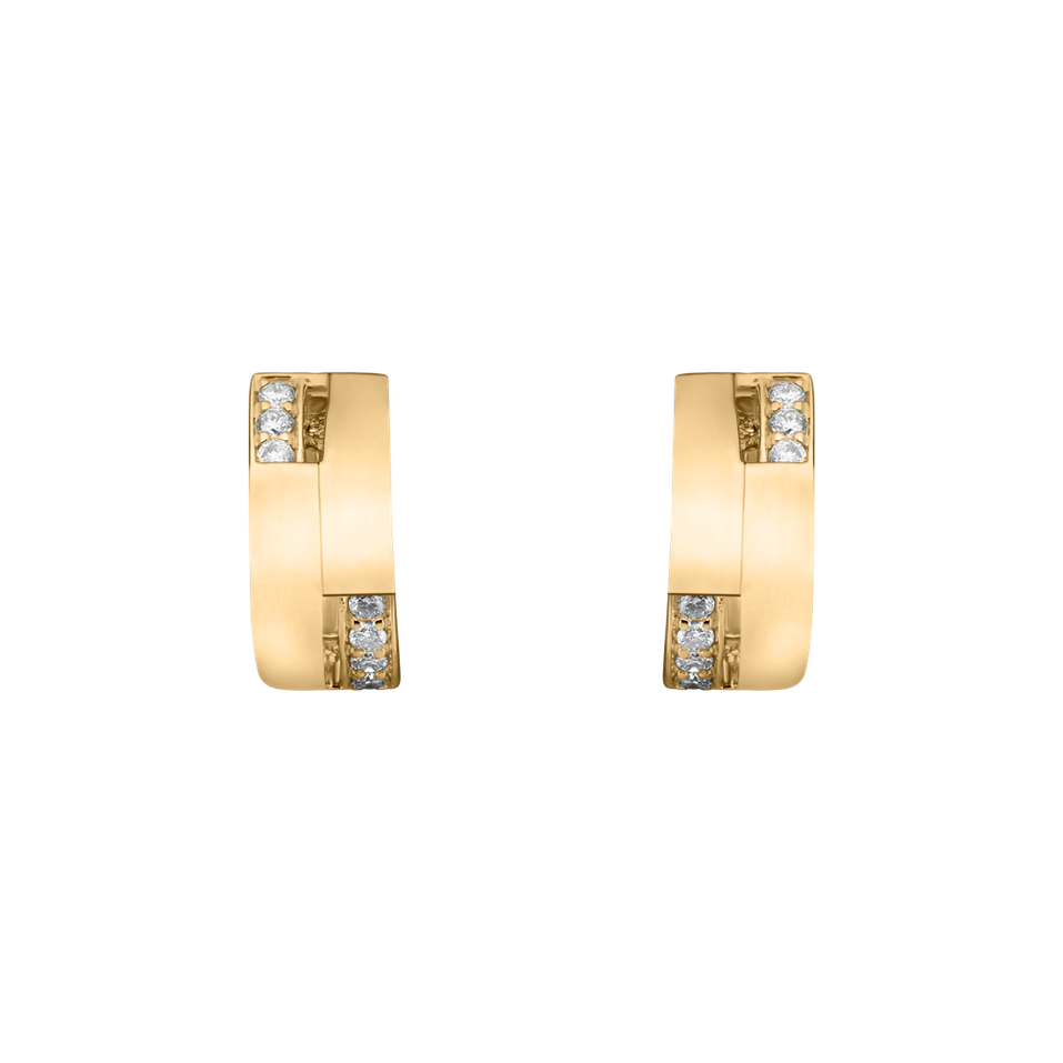 Náušnice s diamanty Star Opium