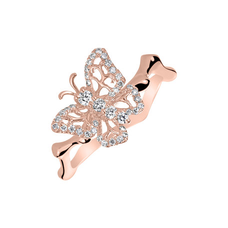 Prsten s diamanty Royal Butterfly