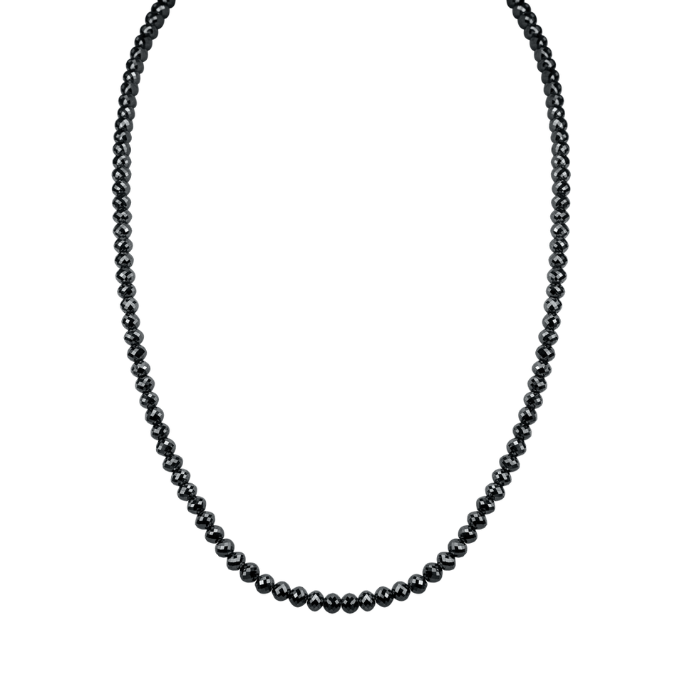 Náhrdelník s černými diamanty Night Jewel