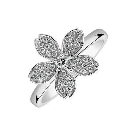 Prsten s diamanty Dazzling Bloom