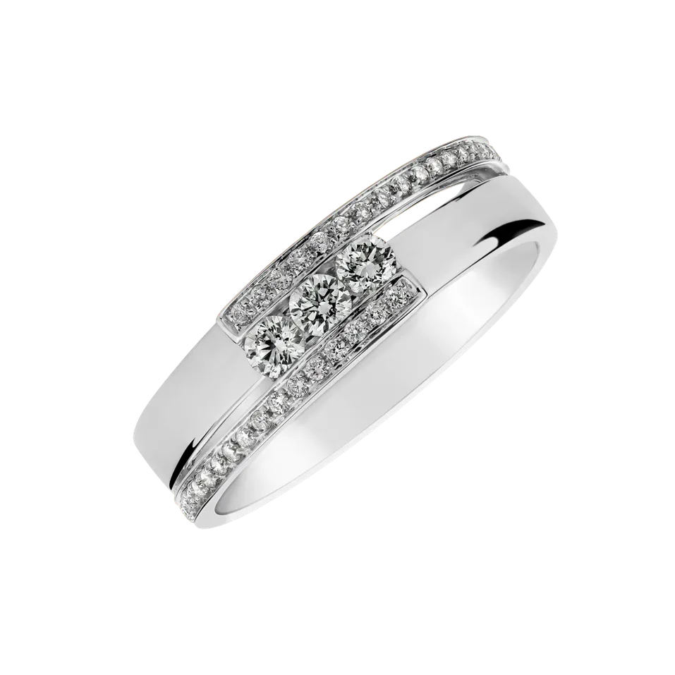 Prsten s diamanty Diamond Message