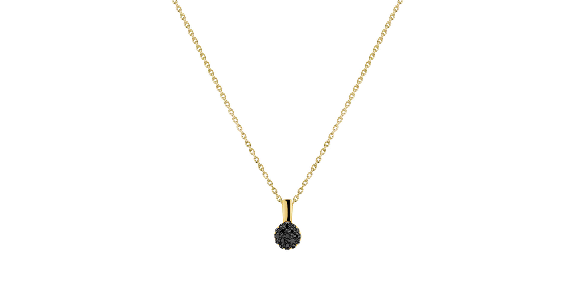 Přívěs s černými diamanty Radiant Requiem