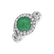 Prsten se smaragdem a diamanty Hawai Desire2