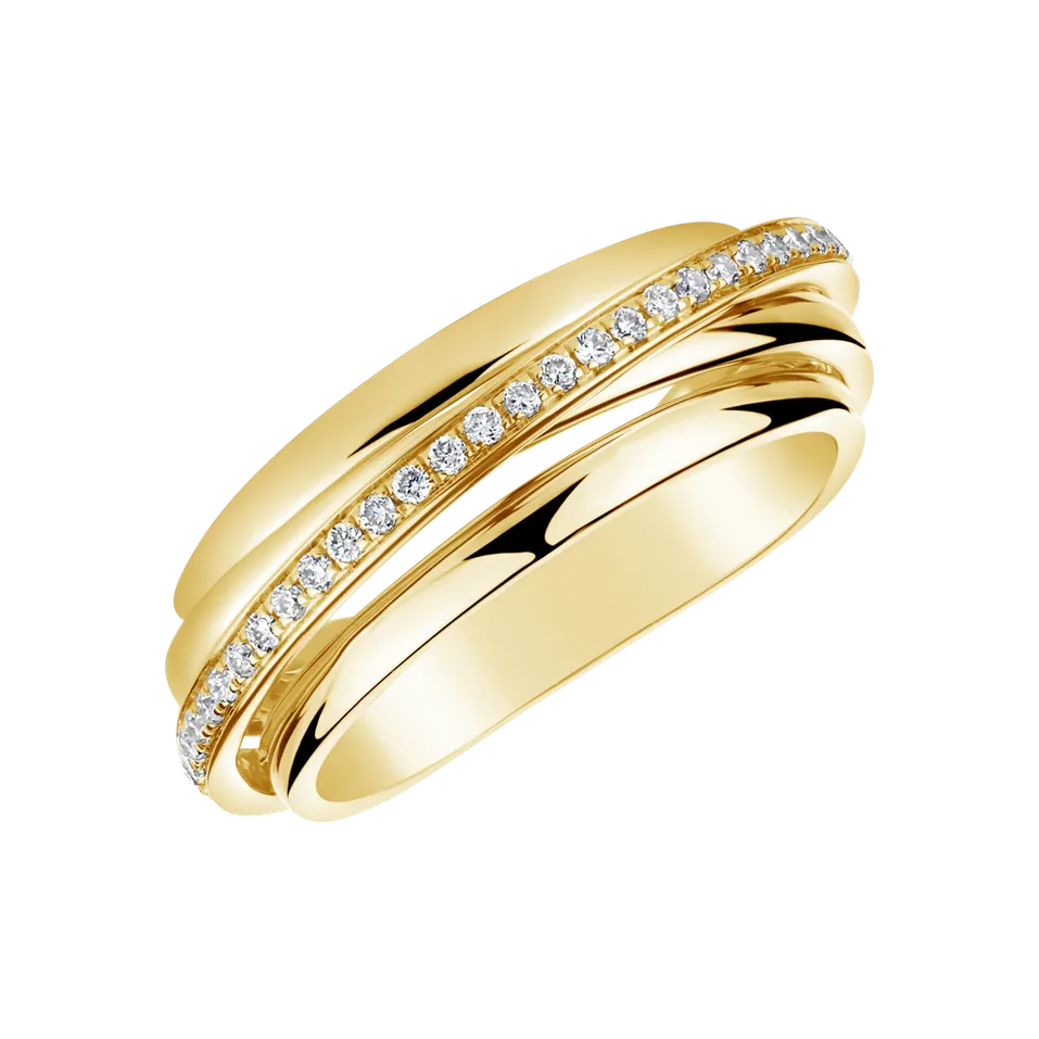 Prsten s diamanty Princess Dawn