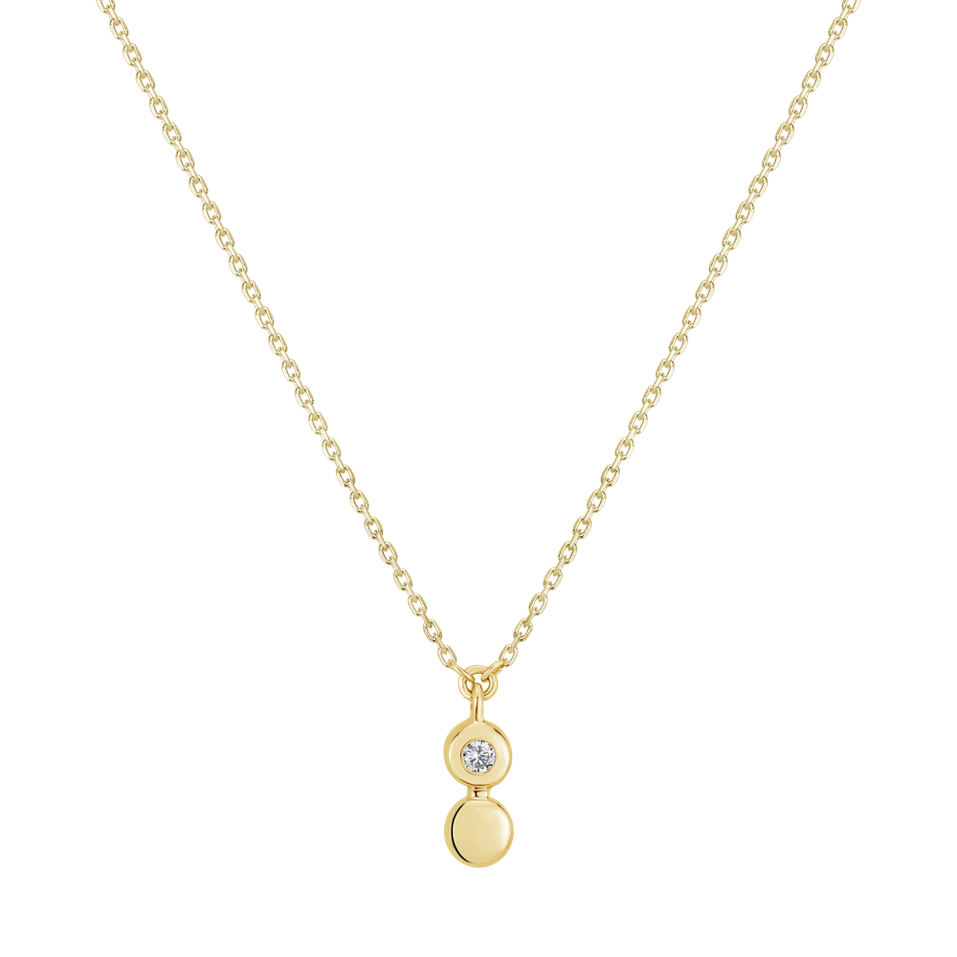 Náhrdelník s diamantem Witching Dots