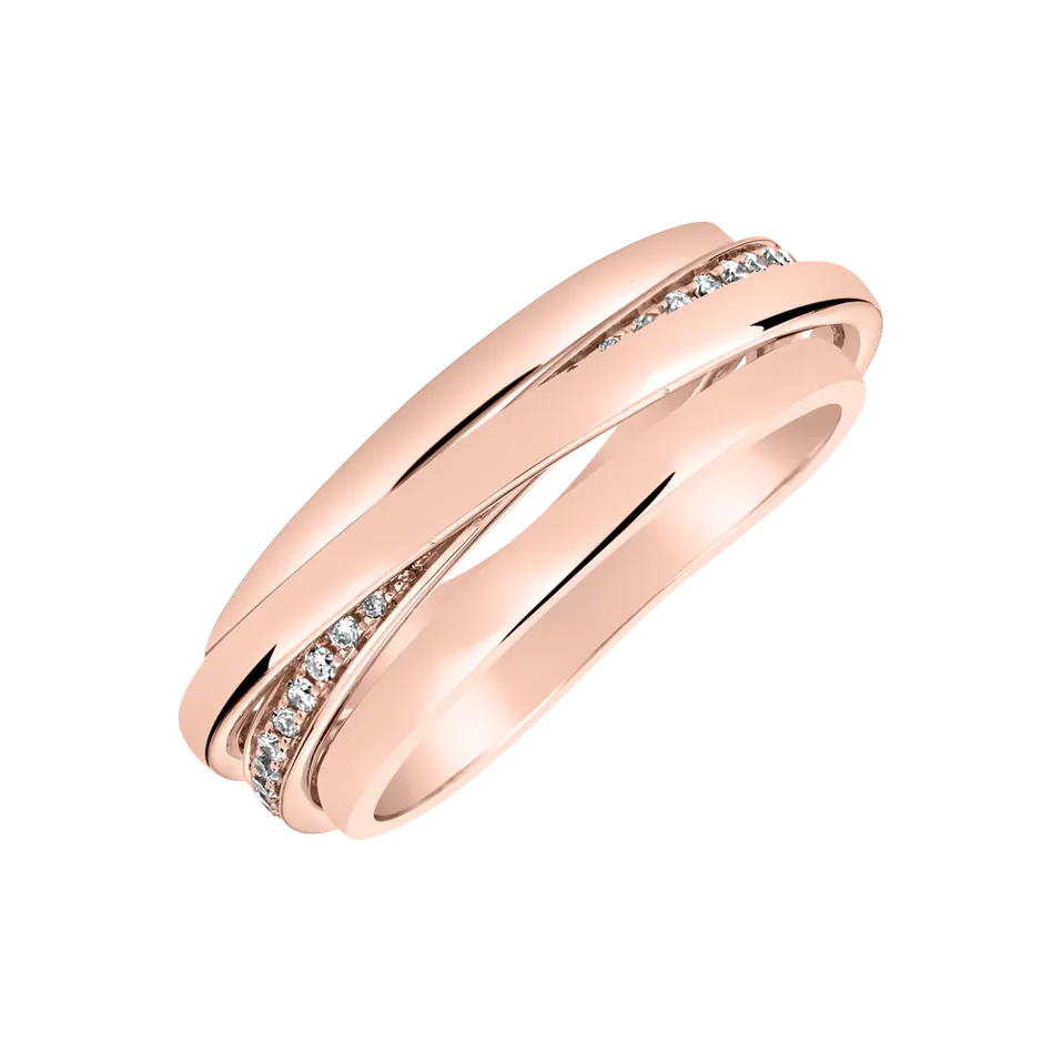 Prsten s diamanty Princess Dawn