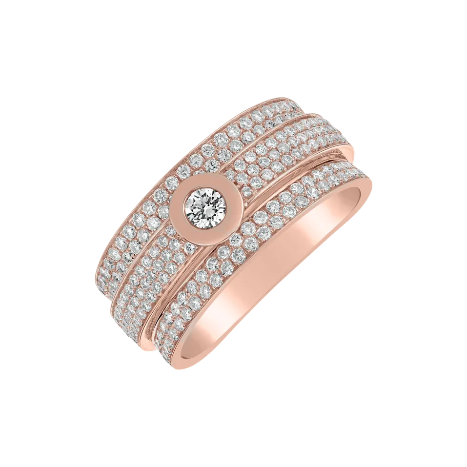 Prsten s diamanty Mélanie Warm