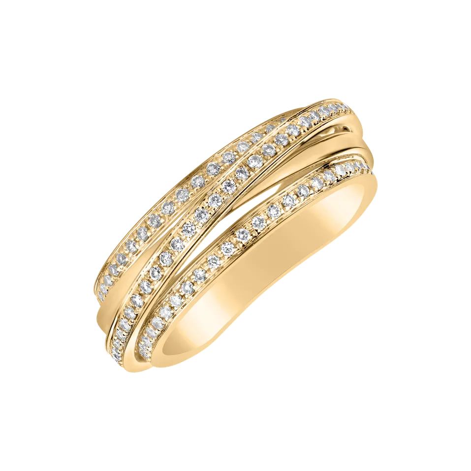 Prsten s diamanty Princess Dawn