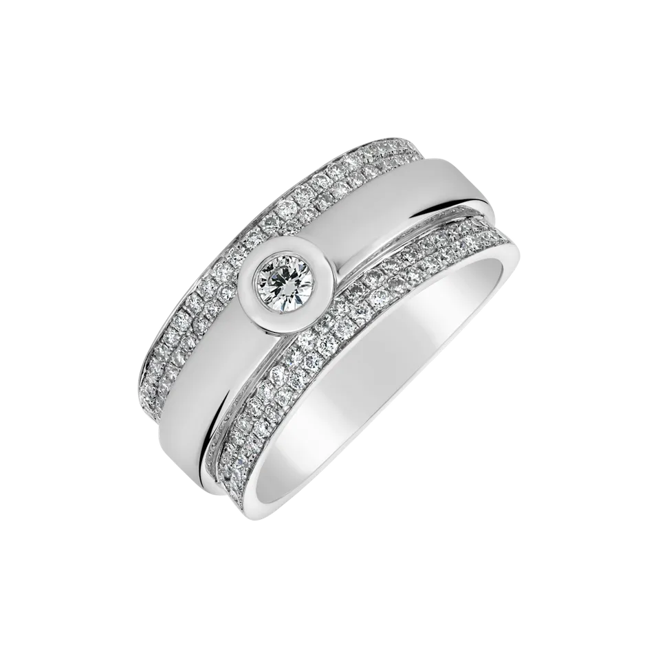 Prsten s diamanty Mélanie Cold
