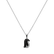 Náhrdelník s černými a bílými diamanty Tiny Penguin2