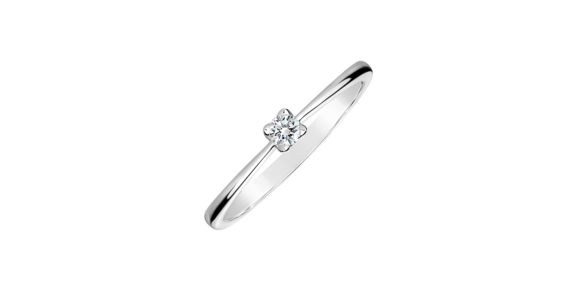 Prsten s diamantem Guardian Kiss