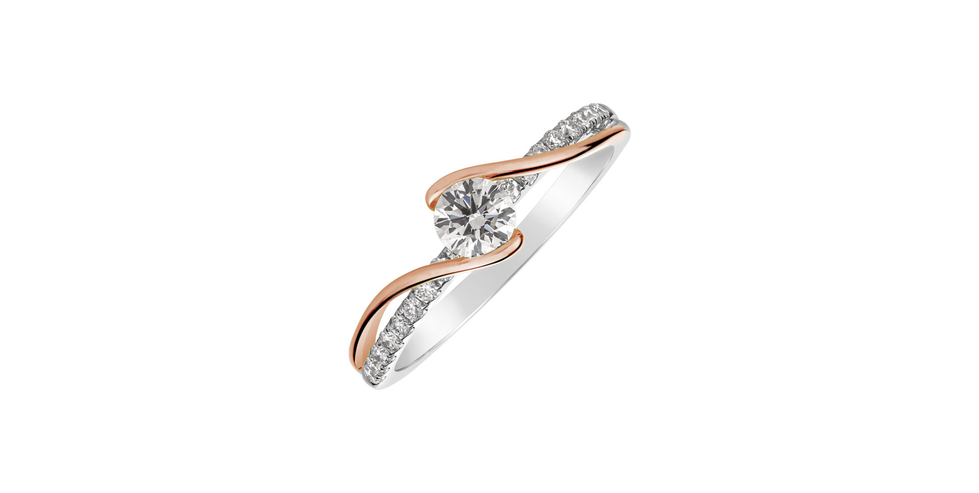 Prsten s diamanty Softly Dawn