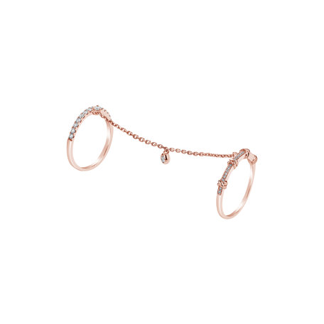 Prsten s diamanty Entwined Rings