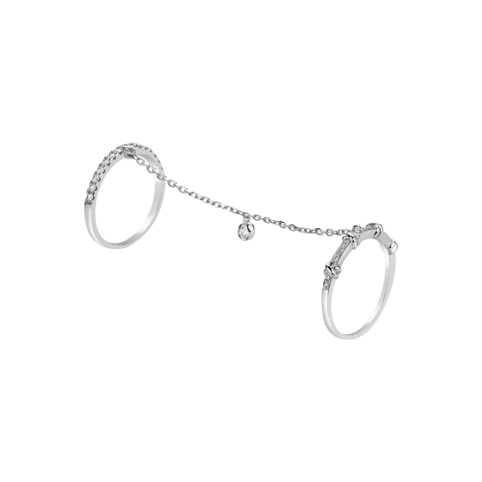 Prsten s diamanty Entwined Rings