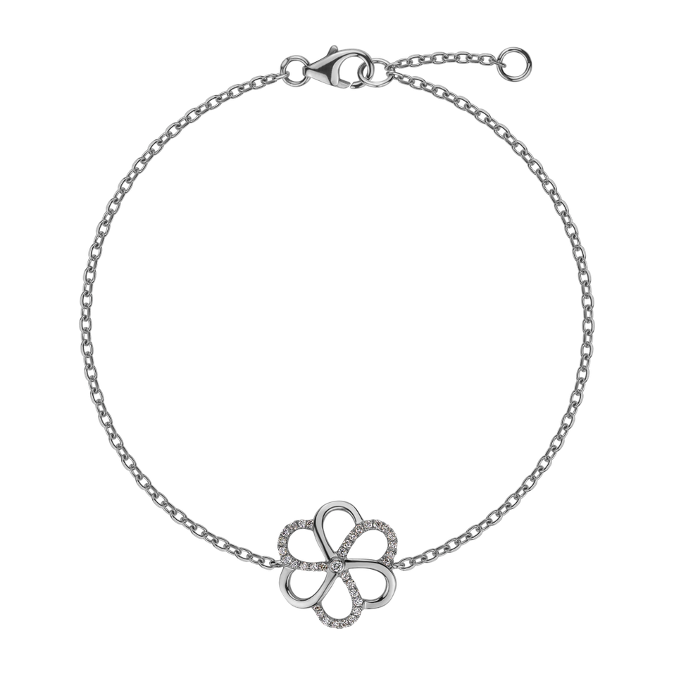 Náramek s diamanty Dendrobium