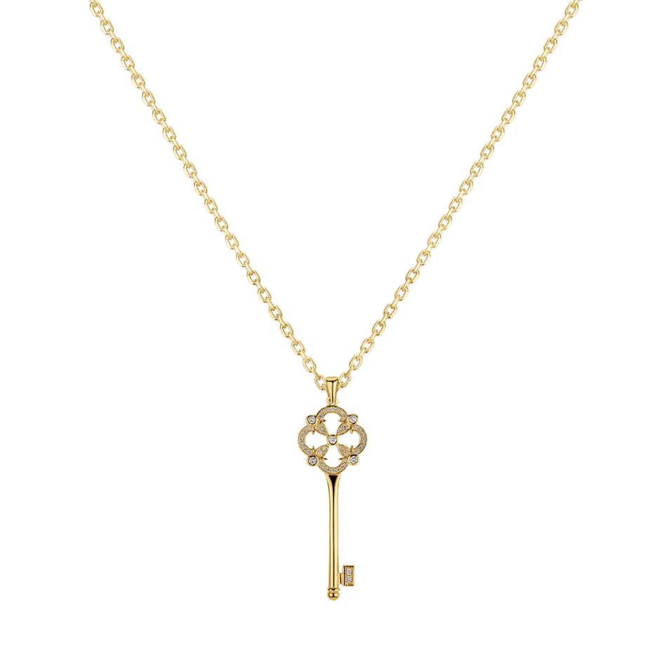 Přívěs s diamanty Word Key