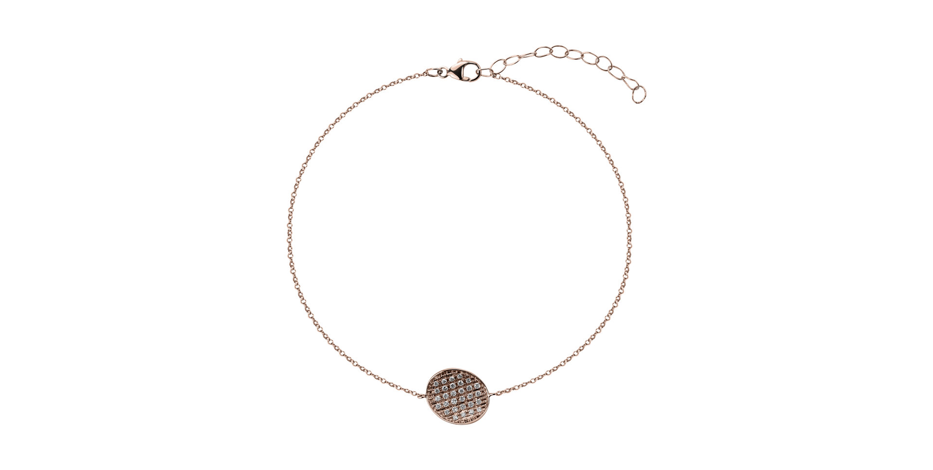 Náramek s diamanty Midnight Magician