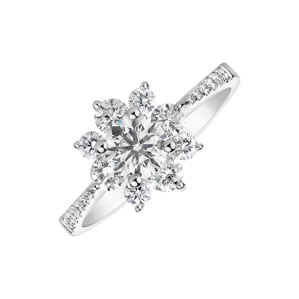 Prsten s diamanty Frozen Star