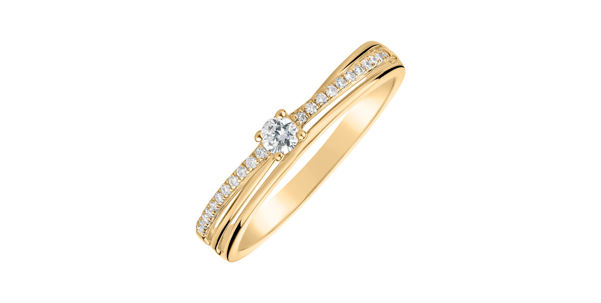 Prsten s diamanty Opium Light