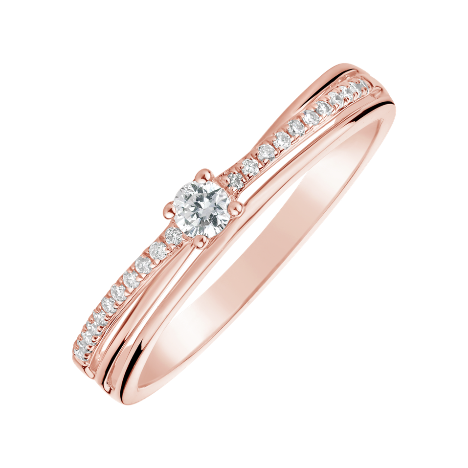 Prsten s diamanty Opium Light