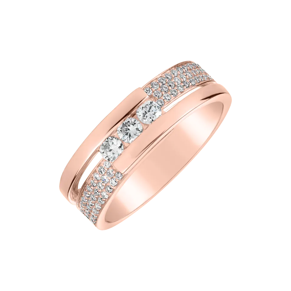 Prsten s diamanty Diamond Message