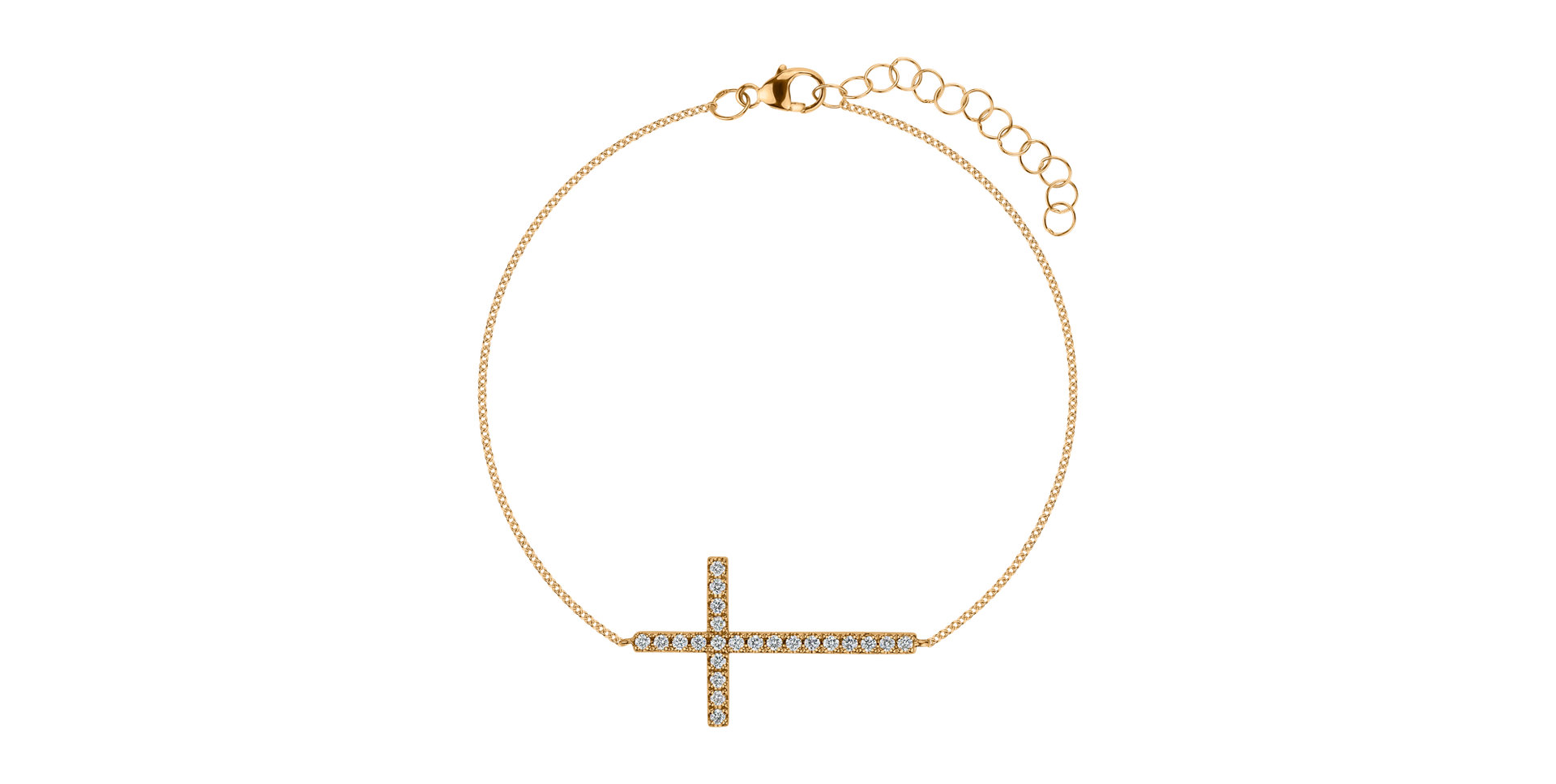 Náramek s diamanty Angel Message