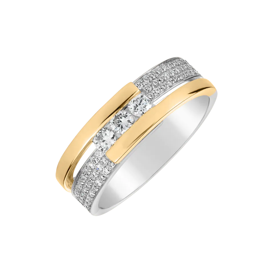 Prsten s diamanty Diamond Message