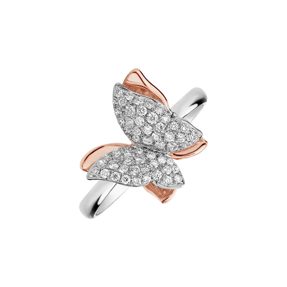 Prsten s diamanty Butterfly Spirit