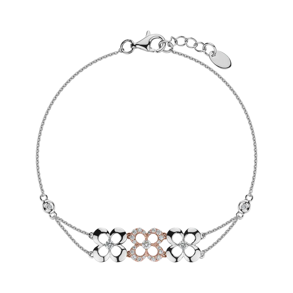 Náramek s diamanty Starlight  Clover